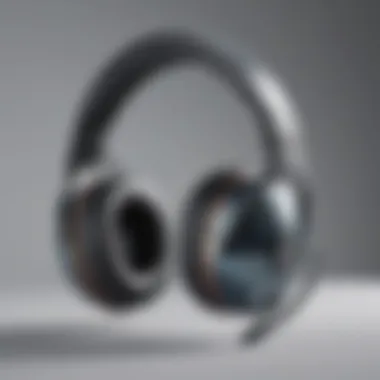 Abstract design representing advanced headset features