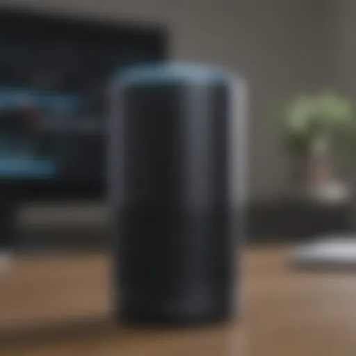 Smartphone with Alexa logo