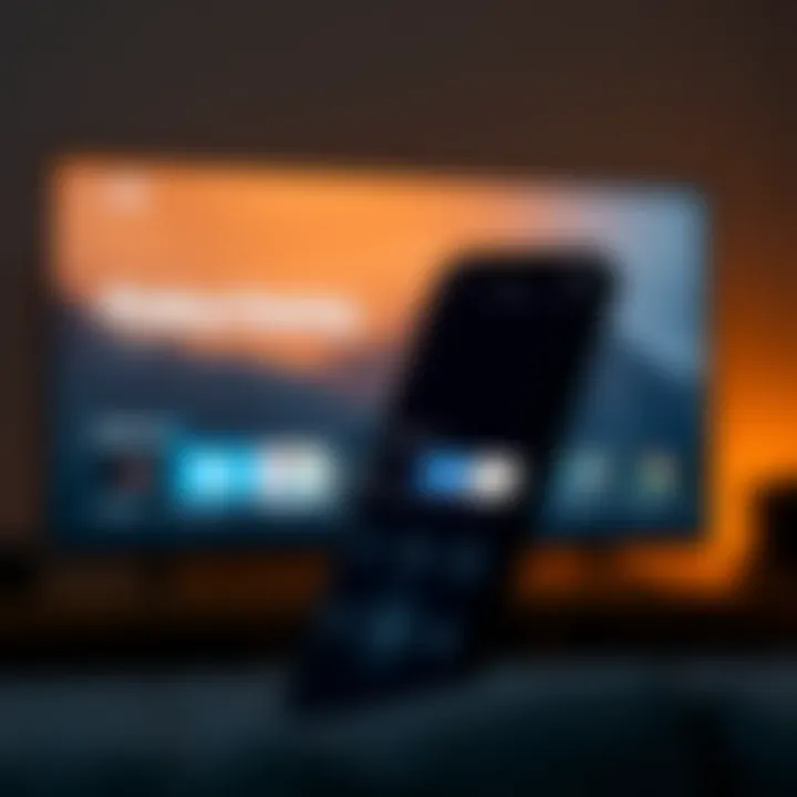 User Interface of the Amazon Firebox Remote App Interface of the Amazon Firebox Remote App showcasing its features and design.