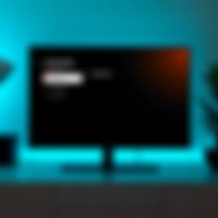 Setup Process of the Amazon Firebox Remote App Setup screen of the Amazon Firebox Remote App demonstrating the connection process.