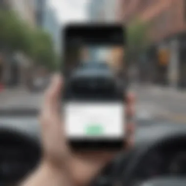 Seamless App Installation for Uber on Android Creative visualization of app installation process