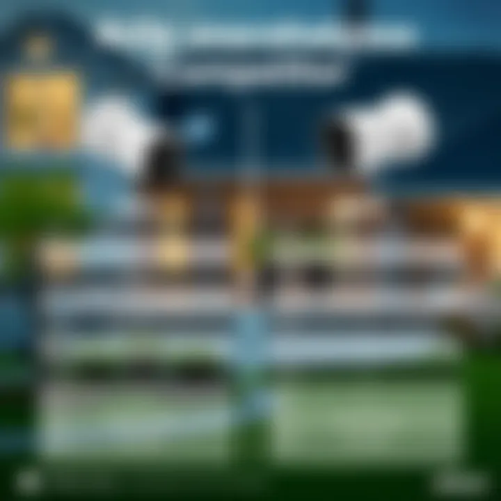 Comparative Analysis of Arlo and Competitors Comparison chart of Arlo and competitor security systems