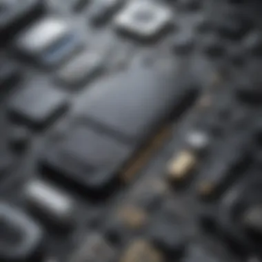 Hardware Contributions to Smartphone Dependability Illustration of hardware components enhancing smartphone reliability