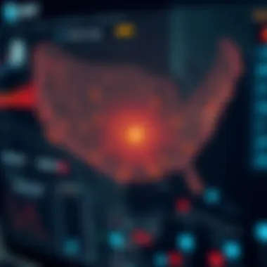 Network coverage map for AT&T