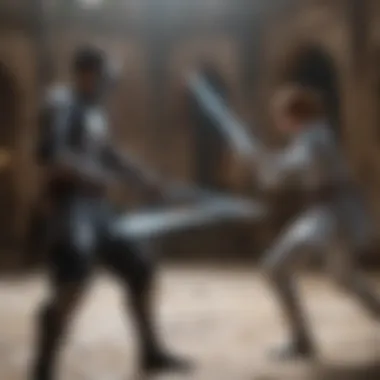 Engage in Augmented Reality Swordplay Augmented Reality Sword Fighting