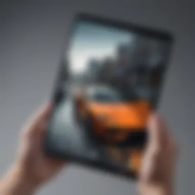 Sleek Design for Tech Enthusiasts Stylish Android Tablet Design