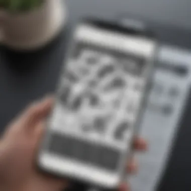 An overview of various crossword app interfaces demonstrating features