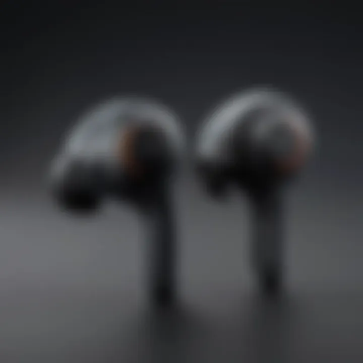 Close-up of unique features of leading wireless earbuds