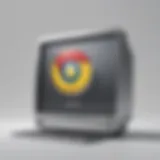 Chrome browser icon on a desktop