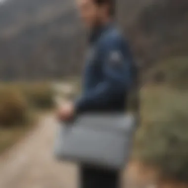 Comfortable Carry Chromebook case with ergonomic strap design