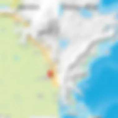 A split-screen comparison of Google Maps with and without weather overlay