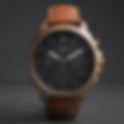 Sleek Fossil Android watch showcasing its modern design