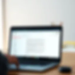 Gmail interface showcasing email composition