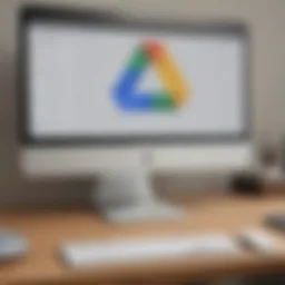 Visual representation of Google Drive interface