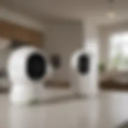 Arlo security camera showcasing advanced lighting features