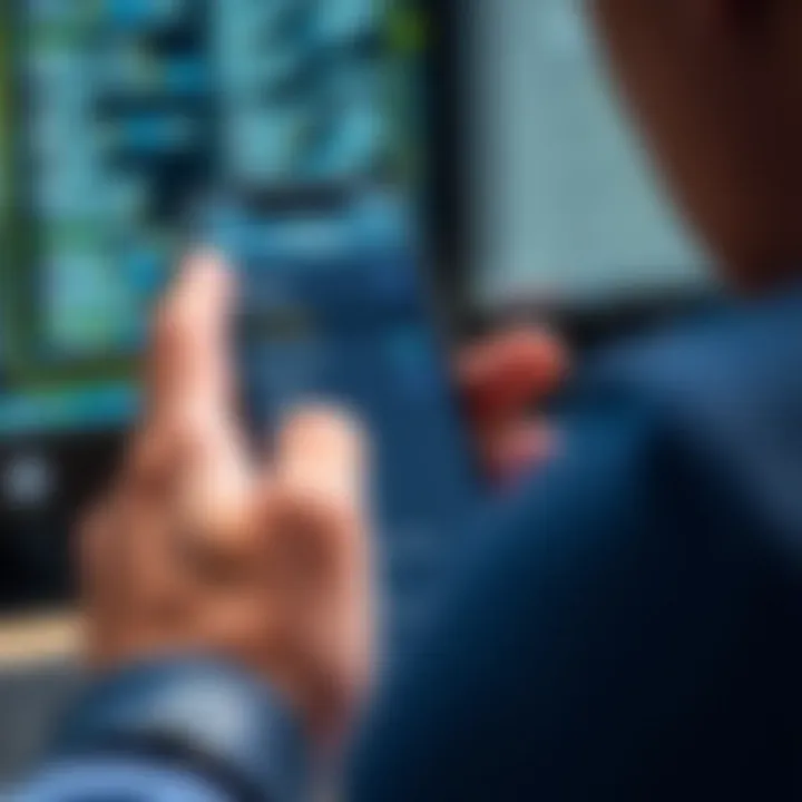 Smartphone Backup Settings Overview User navigating smartphone backup settings