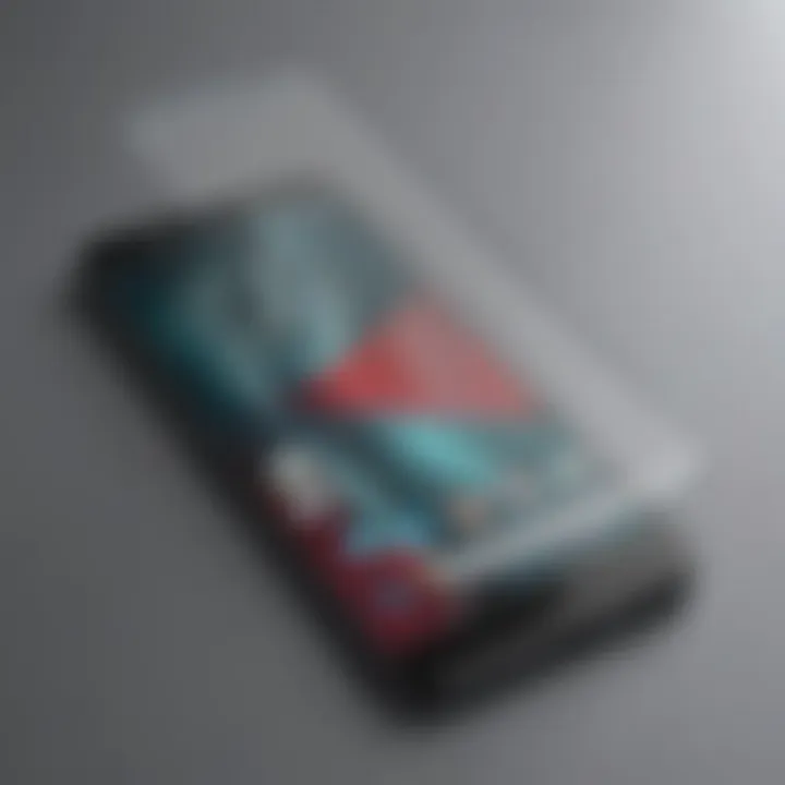 Comparative display of various screen protector types for Moto G Stylus