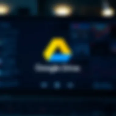 User interface of Google Drive showcasing video upload feature