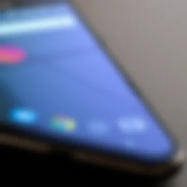 Detailed Specifications of the Moto G Close-up of the Moto G specifications and features