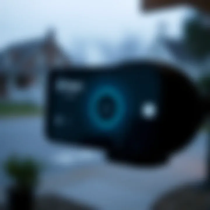 User interface of the Nest Outdoor Camera app