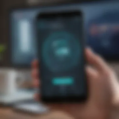 Selecting a Free VPN Service Illustration of selecting a free VPN service