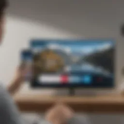 Samsung phone displaying connectivity options