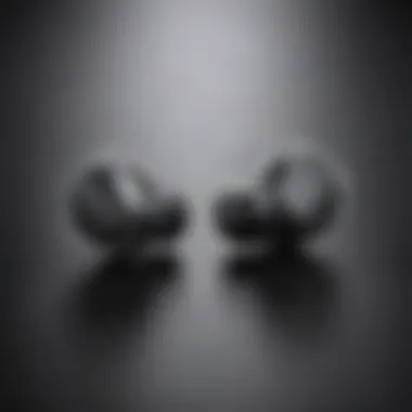 Seamless Audio Experience Convenience meets technology in wireless earbuds with connecting wire