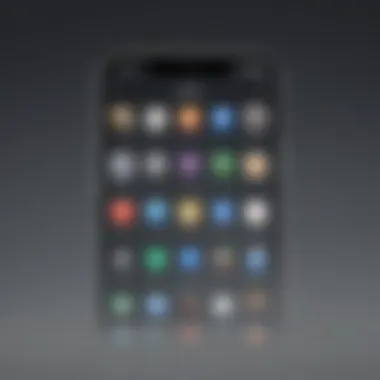 Efficiently removing app icons from phone screen