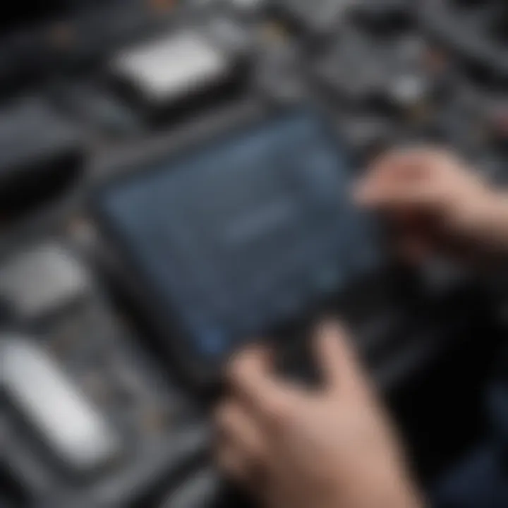 Detailed guide for reassembling Samsung tablet