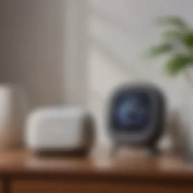 Digital Alarm Clock with Google Assistant Logo