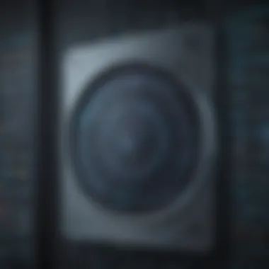 Futuristic Digital Security Visualization Digital Security Visualization