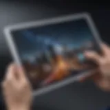 Elegant Galaxy Tablet Design