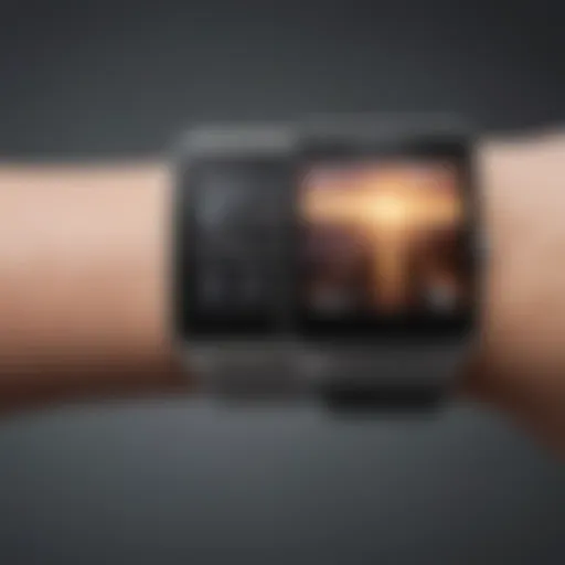 Elegant Sony Smartwatch App Interface