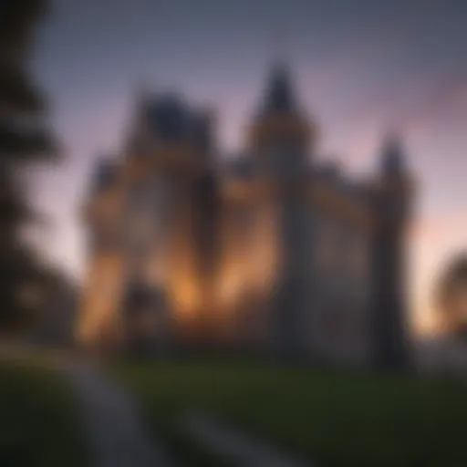 Enchanting Ringtown Castle at Dusk