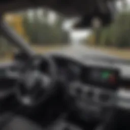 Sophisticated Car Interior with Android CarPlay Stereo