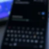 Adjust Keyboard Settings Adjusting keyboard settings on an Android device