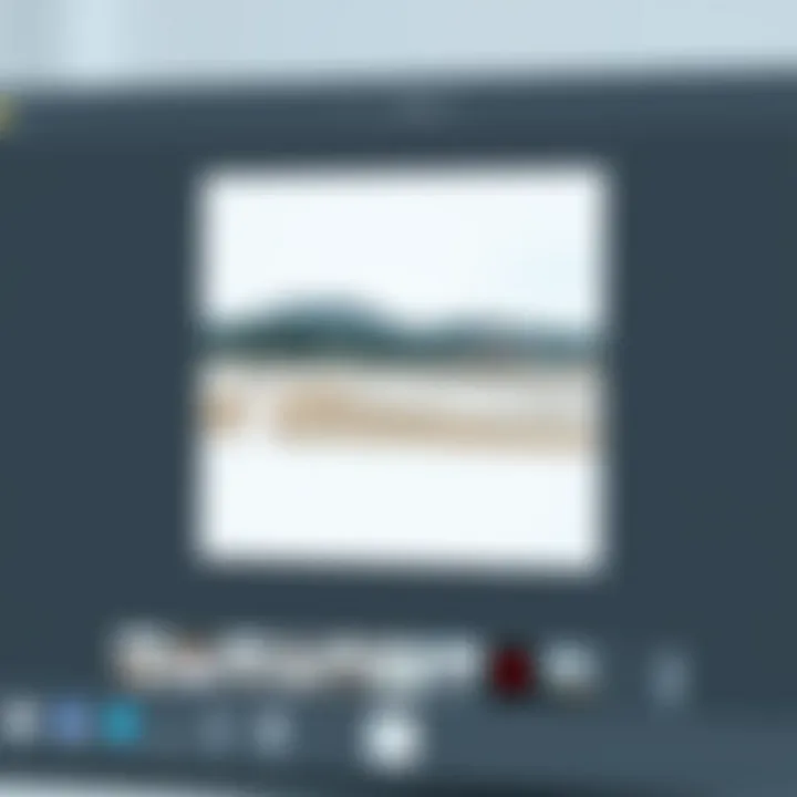 User interface showcasing erasing features