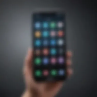 Stay Connected Smartphone screen with social media apps icons