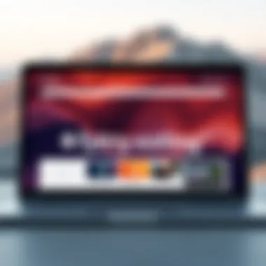 A user interface mockup for an alternative web browser, highlighting user experience.