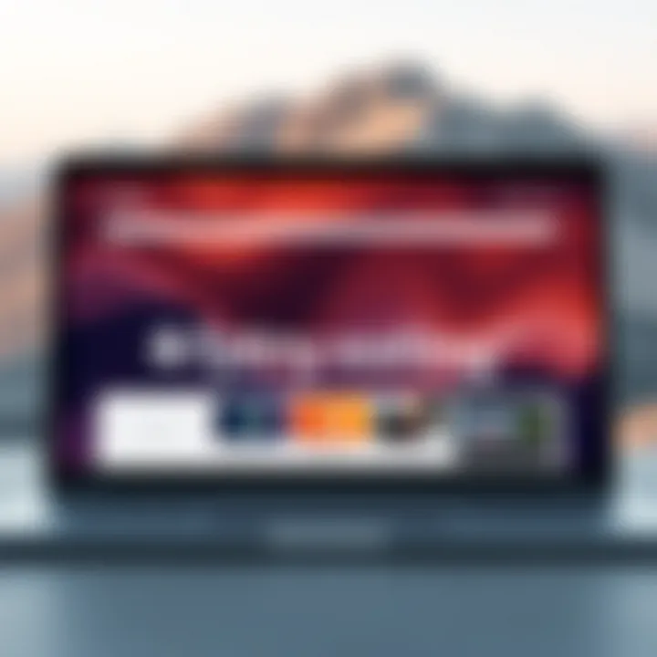 A user interface mockup for an alternative web browser, highlighting user experience.