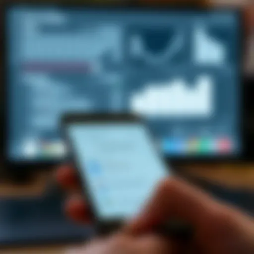 Visual representation of app controls on Android devices