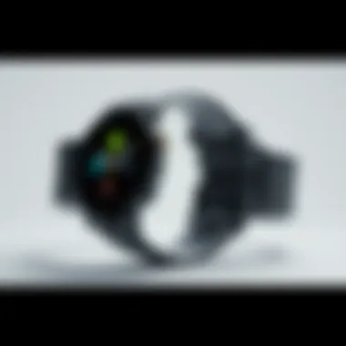 Unique Design Features of Galaxy Fitness Watch Galaxy fitness watch showcasing unique design features