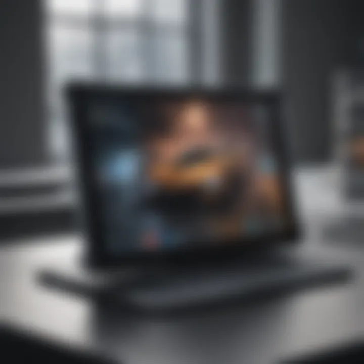 Innovative design features of a top gaming tablet