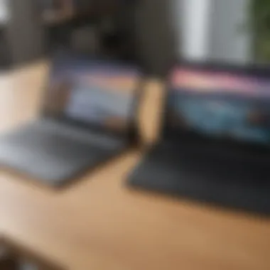 Chromebook Tablets vs Traditional Laptops Side-by-side comparison of Chromebook tablets and traditional laptops.