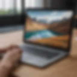 Sleek Chromebook tablet showcasing its innovative design and functionality.