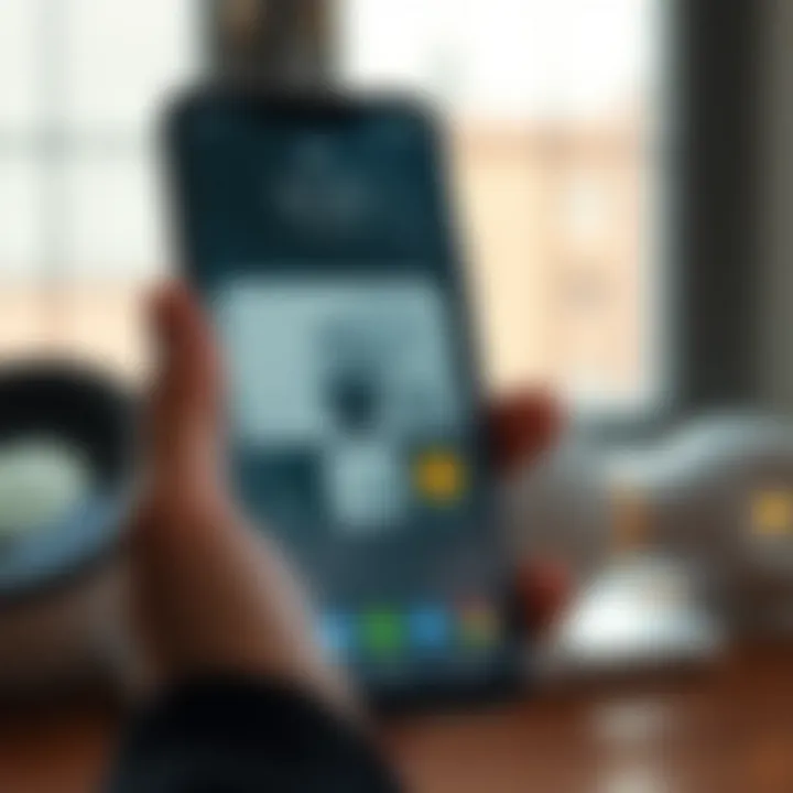 A modern Android interface showcasing intuitive design elements