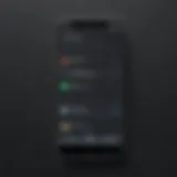 Smartphone displaying spam call notification