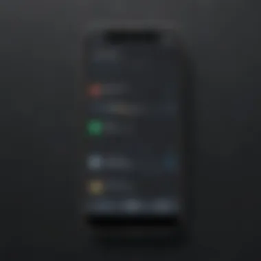 Smartphone displaying spam call notification