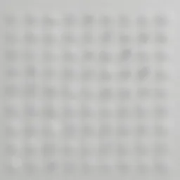 Collection of white app icons on a digital interface