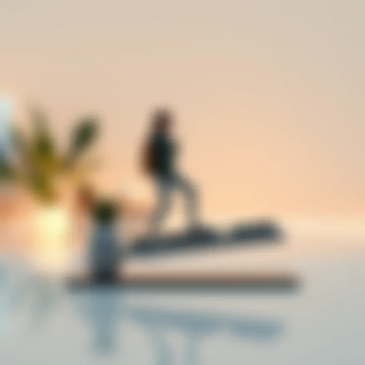 Achieving Balance in a Digital World Illustration of a balanced digital lifestyle